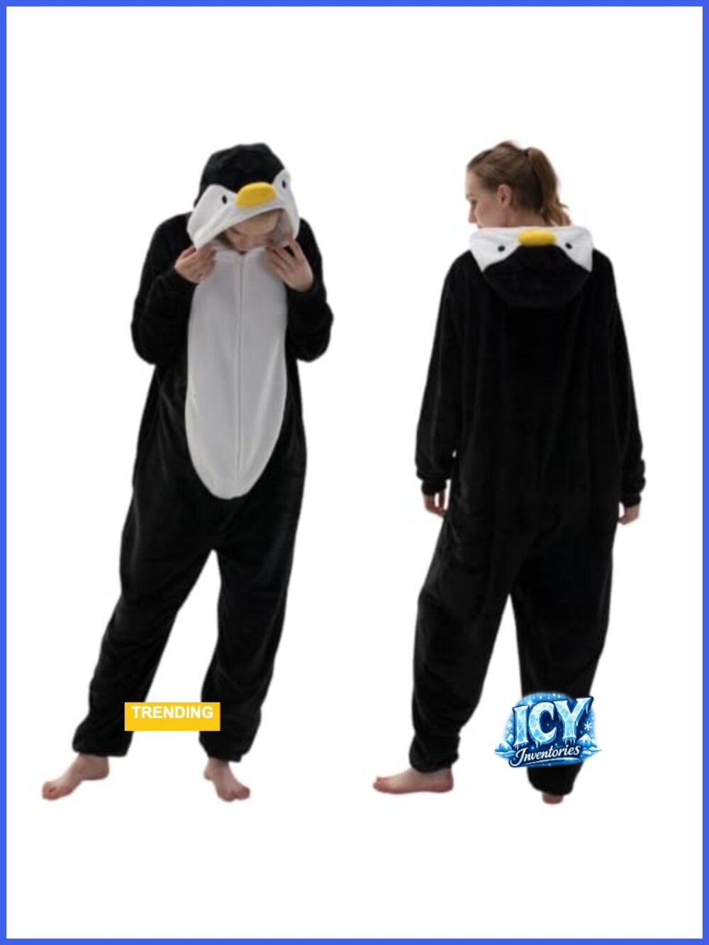 Unisex Adult Onesie Pajamas Flannel Cosplay Animal One Piece Halloween Costume